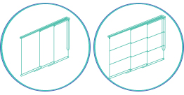 Panel Liso y Romanizado